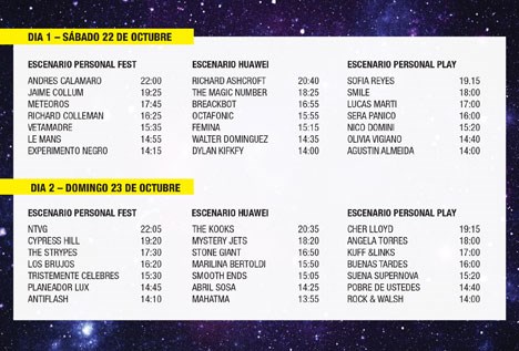 Mañana comienza el Personal Fest 2016 grilla y horarios En Vivo