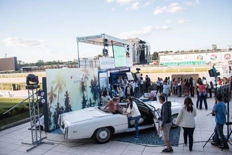 Activación del Banco Patagonia en el show de Maroon 5