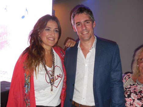 Maju Lozano y Federico García Tiberti, marketing manager de Poett
