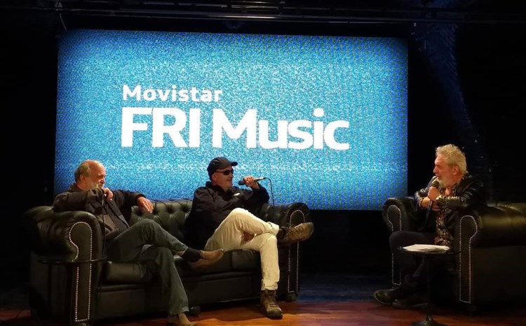 Timmy Mackern y Germán Daffunchio junto a Lalo Mir.