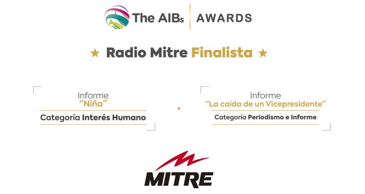 Radio Mitre finalista en los Premios AIBs de Londres