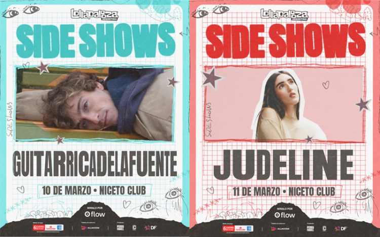 Lollapalooza Sideshows: Judeline y Guitarricadelfuente llegan a Niceto