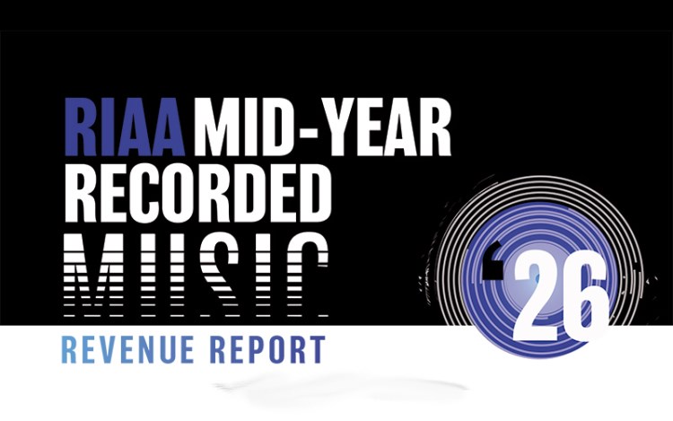RIAA: la música grabada crece 6,9% en el primer semestre de 2026