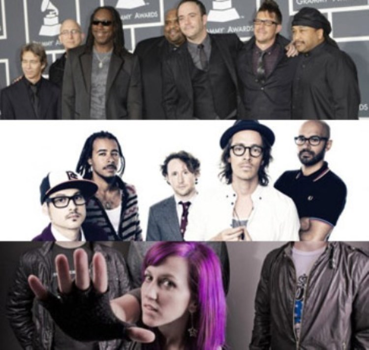 Summer Break Festival Dave Matthews Band e Incubus En Vivo